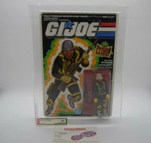 New Vintage Hasbro GI Joe Python Patrol Officer Figure 1989 AFA 85 85/85/90 - Imagen 1 de 4