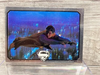 1978 DC Comics Superman Foil Sticker  Card (B) - Image 1 of 2