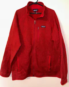 PATAGONIA M's Better Sweater Fleecejacke mit durchgehendem Reißverschluss klassisch rot XL EUC - Bild 1 von 5