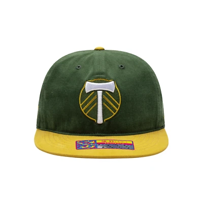 Portland Timbers 'Swingman' Snapback Hat by Fan Ink - Green/Gold MLS - Image 1 of 4