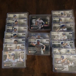 Topps 2020 Pete Alonso Insert Set. Colored Parallel And/299. 16 Total - Picture 1 of 11