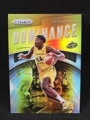 Natasha Howard 2020 WNBA Panini Prizm Dominance Gold #'d 02/10 /10 #9 Storm - Image 1 of 2