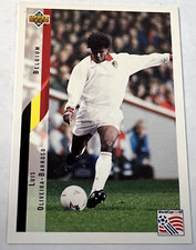 1994 Upper Deck World Cup Card Soccer English Spanish #114 Luis Oliveira-Barroso