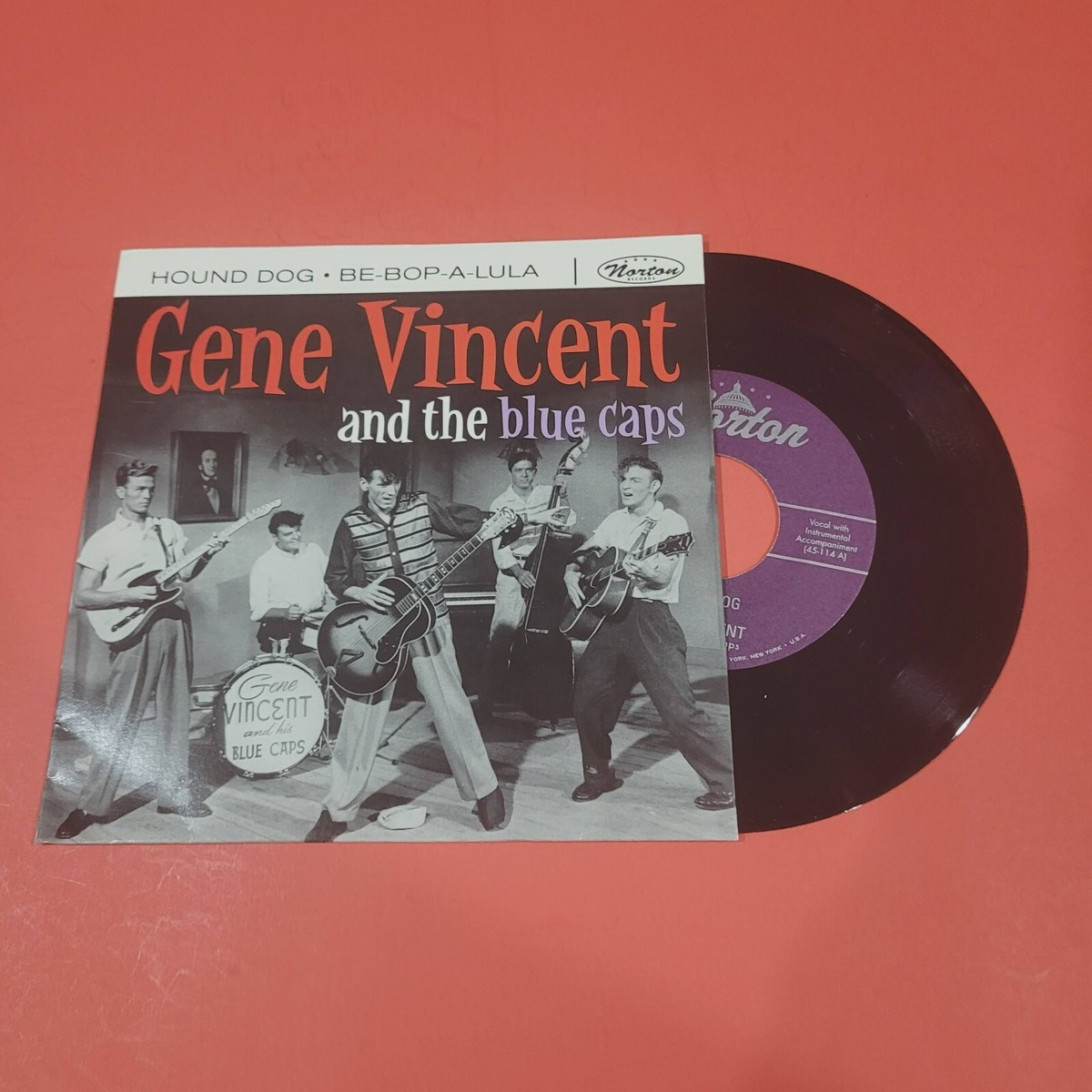 Gene Vincent Excellent (EX) Grading Single Vinyl Records for