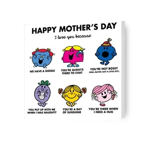 Tarjeta del Día de la Madre | Mr Men & Little Miss | Feliz Día de la Madre | Domingo de la Madre - Imagen 1 de 6