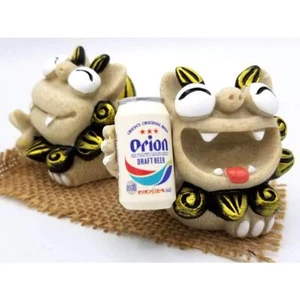 Okinawa Shisa, Guardian Deity, with Orion Beer Souvenirs and Miscellaneous Goods - Picture 1 of 8