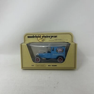 Modelos Matchbox de Antaño Y5 1927 Talbot Van Nestles Milk, Caja Original Foto 1 de 4
