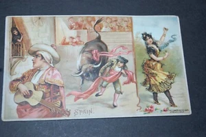 VICTORIAN TRADE CARD "SPAIN" ARBUCKLE BROS. COFFEE, NEW YORK CITY - Imagen 1 de 5