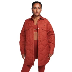 Nike Sportswear Essential Rugged Orange FB8732-832 Women's Quilted Trench Jacket - Picture 1 of 8