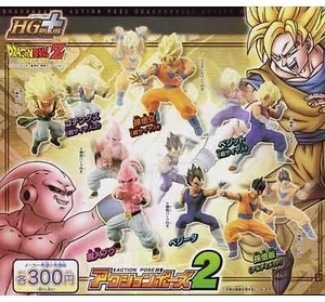 Gashapon HGPLUS Action Pose Dragon Ball Z2 All 6 Types Set - Picture 1 of 1