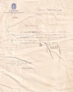 JJ990-RAFFAELE RICCARDI-MINISTRO SCAMBI E VALUTE - Picture 1 of 1