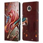 OFFICIAL ROSE KHAN UNICORNS LEATHER BOOK WALLET CASE COVER FOR MOTOROLA PHONES