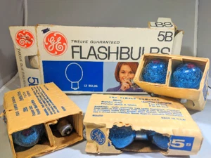 GE 5B Vintage Simple Camera Flashbulbs General Electric Photography Accessories - Picture 1 of 3
