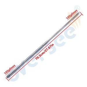 6AU-45511-10 Drive Shaft Long For Yamaha Outboard F9.9 4 stroke 6AU-45511-11 - Picture 1 of 4