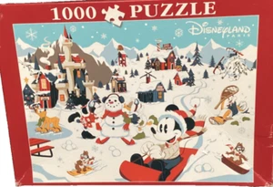 Rompecabezas Clementoni 1000 piezas Disney: Disneyland París Mickey y sus amigos raro - Imagen 1 de 5