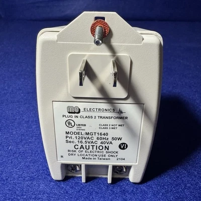 Transformador MG Electronics MGT1640 16,5 VAC, 40 VA Foto 1 de 4