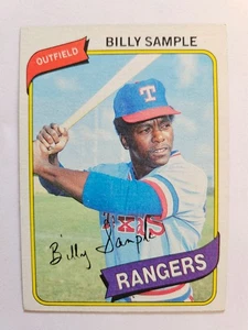 1980 TOPPS BILLY SAMPLE #458 EX/MT - Picture 1 of 1