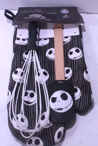 Jack Skellington The Nightmare Before Christmas Kitchen Set 3 Piece Best Brand - Picture 1 of 5
