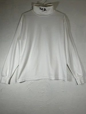 Vail Cuello Alto Hombre L Medallista Blanco Granate-Esquiador Azul-Vail Apres-Esquí De Colección Foto 1 de 4