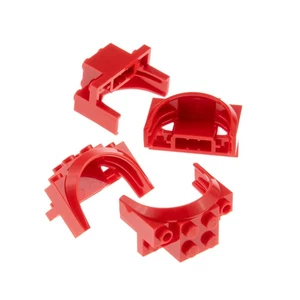 4x Lego Radkasten 4x2 1/2 x 2 1/3 rot Kotflügel Rad Abdeckung 6102586 18974 - Bild 1 von 1