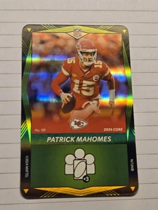 Patrick Mahomes 2024 UNO Elite NFL FOIL Card Green SSP Rare - Picture 1 of 6