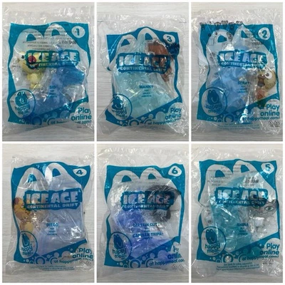 Juego completo de 6 - Ice Age 2012: Continental Drift - McDonalds Happy Meal Toys Foto 1 de 4