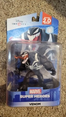 Boneco de ação Disney Infinity 2.0 Marvel Venom (2014) novo no pacote - Imagem 1 de 4