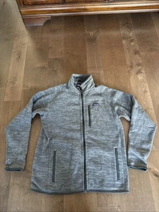 Patagonia Herren Better Sweater Fleecejacke grau durchgehender Reißverschluss klassischer Mantel Large - Bild 1 von 3
