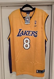 Reebok Exclusive  LA Lakers Kobe Bryant 8 Authentic Jersey Screen Printed XL NWT - Picture 1 of 20