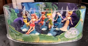 Rare Sealed Disney Store Exclusive Tinkerbell Fairies 6 Mini Figurine Figure Set - Picture 1 of 24