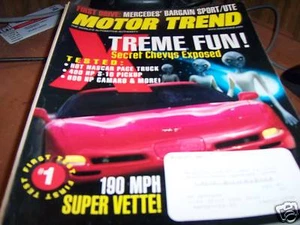 Motor Trend Magazine 8/1997 Secret Chevys Exposed - Picture 1 of 1
