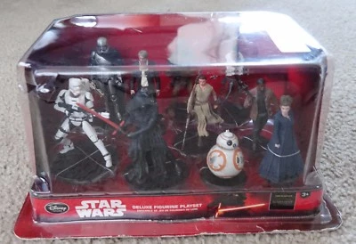 Disney Star Wars Disney El Despertar de la Fuerza "DELUXE" 10 pvc Figura Juego-OPEN BO Foto 1 de 4