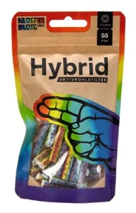 Hybrid Supreme Filters Kunterbunt Edition "Rainbow" Zellstoff Aktivkohle Tips
