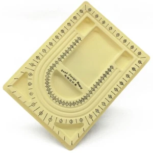 Shaped Bracelet Design Board Bead Board Mats Necklace Beading Jewelry Tray - Picture 1 of 7