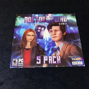 Doctor Who The Adventure Spiele BBC Puzzle PC Spiel 5 Spiel Pack 1 CD Windows XP - Bild 1 von 3