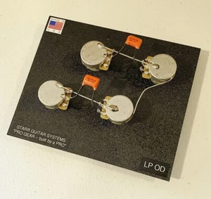 Gibson Les Paul Harness Upgrade! CTS 500K LS Pots & Orange Drop .022 Caps! NEW! - Picture 1 of 2