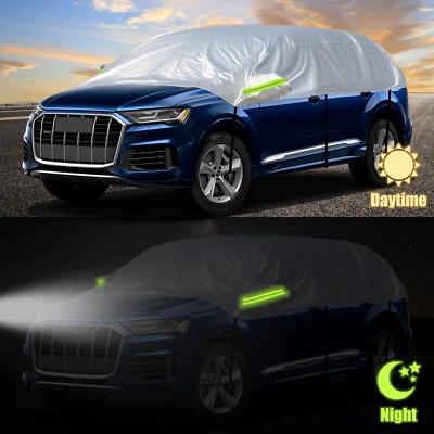 Cubierta de coche impermeable para todo tipo de clima SUV SEDÁN protección lluvia nieve resistente al polvo Foto 1 de 4