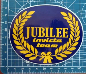 Jubilee Invicta team ADESIVO STICKER VINTAGE NEW ORIGINAL - Imagen 1 de 2