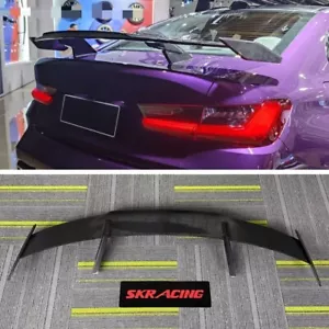 For 2014-2019 Chevrolet Corvette C7 Carbon Fiber Rear Wing Spoiler Trunk Lip - Picture 1 of 24