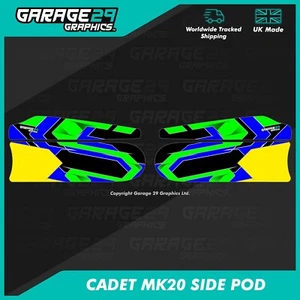 CADET KART MK20 SIDE PODS STICKER KIT - BANSHEE - COLOUR 4 - CUSTOMISABLE - Picture 1 of 3