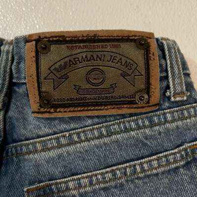 Talla 6 ~ 26 x 31.5 ~ Jeans Armani Vintage/Jeans Simint ~ Hecho en EE. UU. ~ B5J02ZD Foto 1 de 4