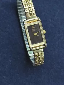 Citizen Ellegance Ladies gold tone luxury design expansion strap quartz watch - Picture 1 of 13