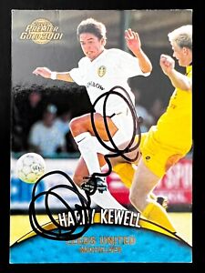 2001 Topps Premier Gold Leeds United Autograph Hand Signed Card Harry Kewell #62