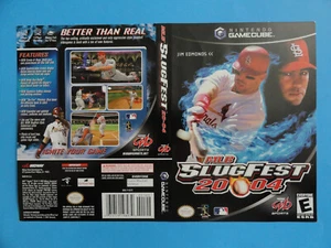 ARTE DE PORTADA ORIGINAL NINTENDO GAMECUBE MLB SLUGFEST 2004 *SIN JUEGO, ESTUCHE NI MANUAL* - Imagen 1 de 2