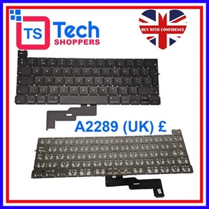 Replacement Keyboard For Apple MacBook Pro 13" A2289 Laptop UK English QWERTY - Picture 1 of 4