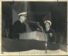 1968 Press Photo Captains J.L. Evans and Baney at change of command ceremony