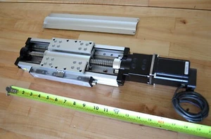 Parker 404XR Präzisions-Linearkugelgewindetrieb + Lin Nema23 Schrittmotor + Drehgeber - Bild 1 von 24
