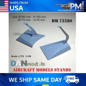 Dan Models 72280 Stand for Models of Aircraft. In a Set of 2 pcs Plastic. 1/72 - Picture 1 of 12