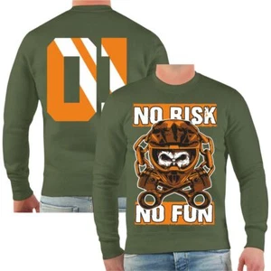 Felpa Motocross Cross Enduro Racing Team Moto Bici Sportiva Custom - Foto 1 di 13