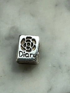 Tagebuch Sterling Silber Perle.  Passend für Chamilia Armbänder oder Halsketten. - Bild 1 von 4